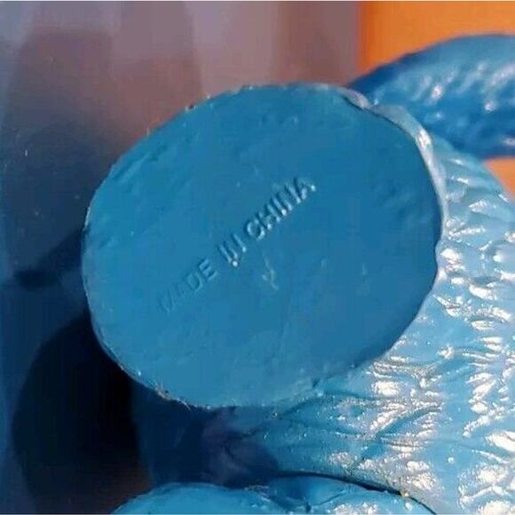 1985 Muppets Inc 4 Inch Blue Cookie Monster Action Figure Collectible Toy - Picture 7 of 11